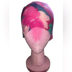 Multi-colored Floral Beanie